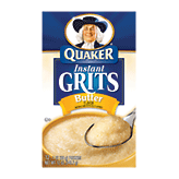 Quaker  Instant Grits real butter flavor, 12-pouches Full-Size Picture